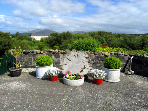 Garden with superb views of Skye