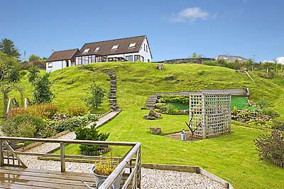 Garden with superb views of Skye