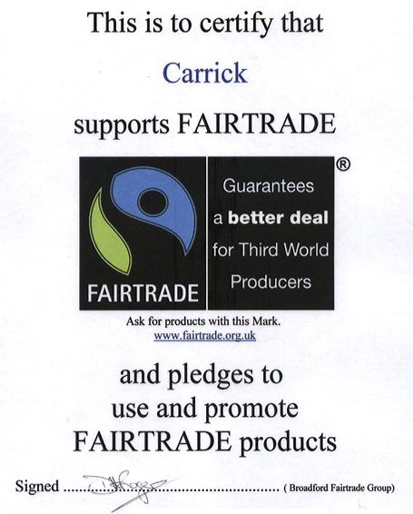 Fair Trade Certificate